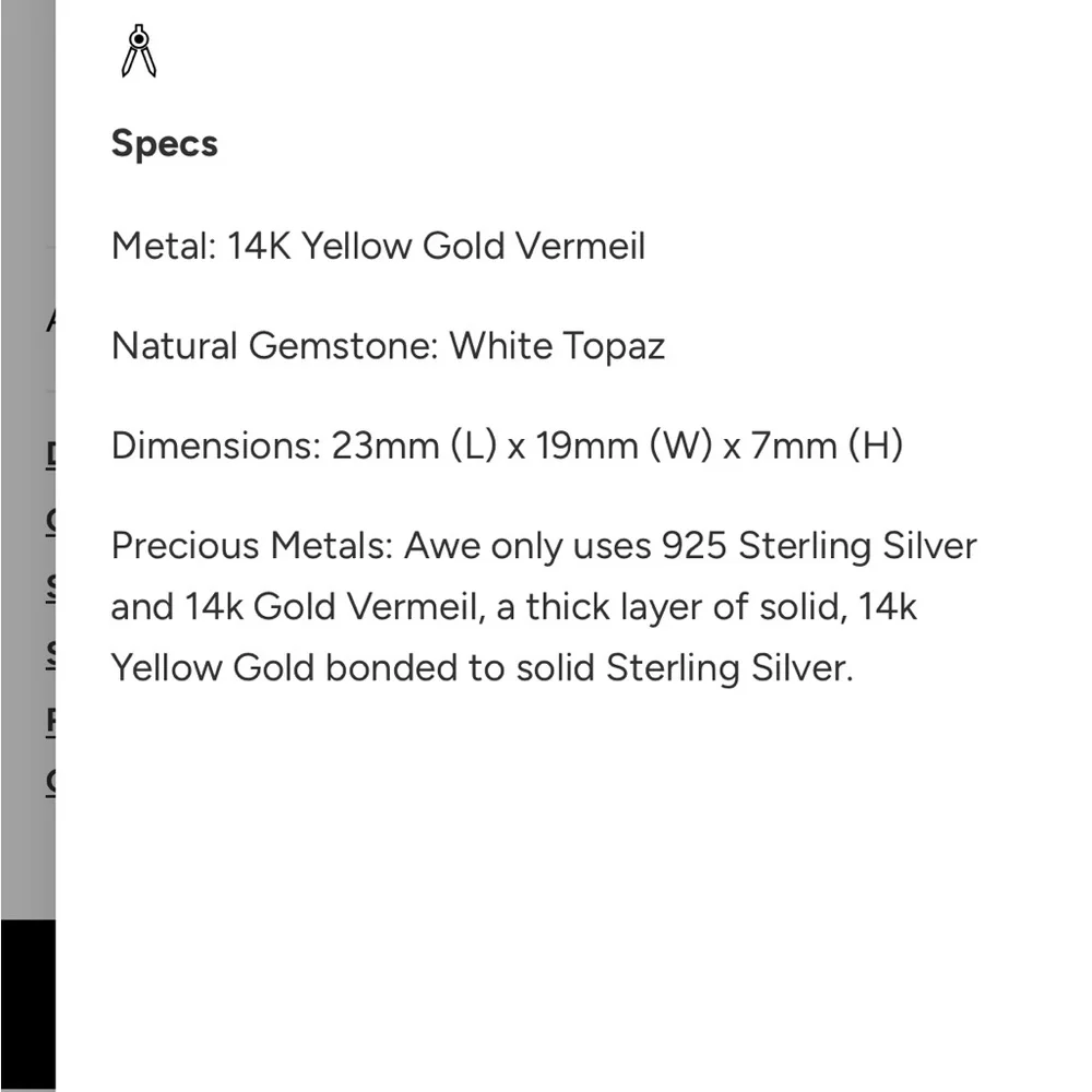 New awe inspired cosmic meditiation ring Gold Crescent Moon and Star - Picture 10 of 10